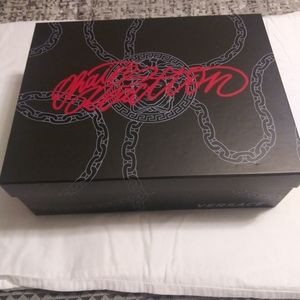 Versace Leopard Print Chain Link Sneakers | New